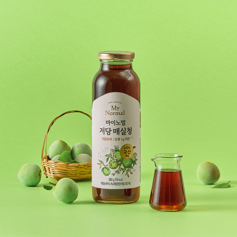 [마이노멀] 저당 저칼로리 매실청 580g